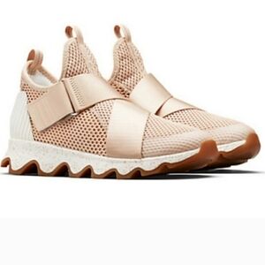 Sorel Kinetic Sneak Mesh Sneakers Natural Tan Women 10.5